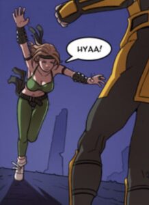 Mortal Kombat Sonya x Scorpion