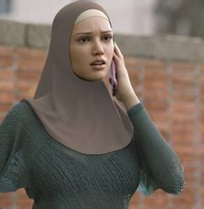 Komik Hijab 3DX Tukang Pijat Mesum